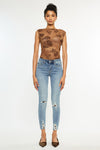 Gemma High Rise Ankle Skinny Jeans