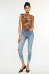 Gemma High Rise Ankle Skinny Jeans