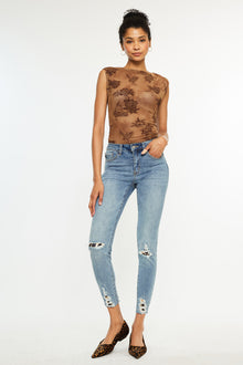  Gemma High Rise Ankle Skinny Jeans