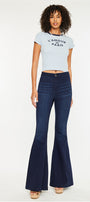 Jainey High Rise Flare Jeans - Official Kancan USA