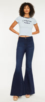 Jainey High Rise Flare Jeans - Official Kancan USA