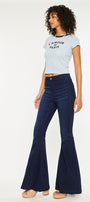 Jainey High Rise Flare Jeans - Official Kancan USA