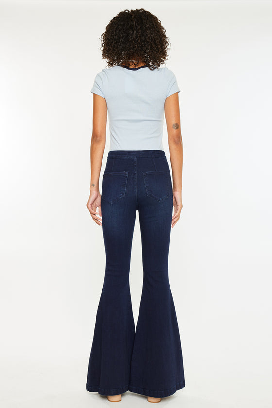 Jainey High Rise Flare Jeans - Official Kancan USA