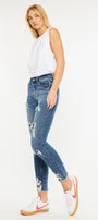 Carlita High Rise Ankle Skinny Jeans - Official Kancan USA