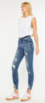 Carlita High Rise Ankle Skinny Jeans - Official Kancan USA