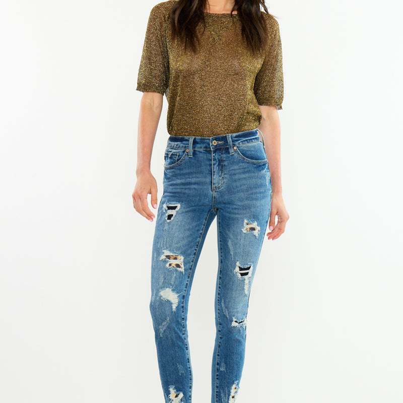 Carlita High Rise Ankle Skinny