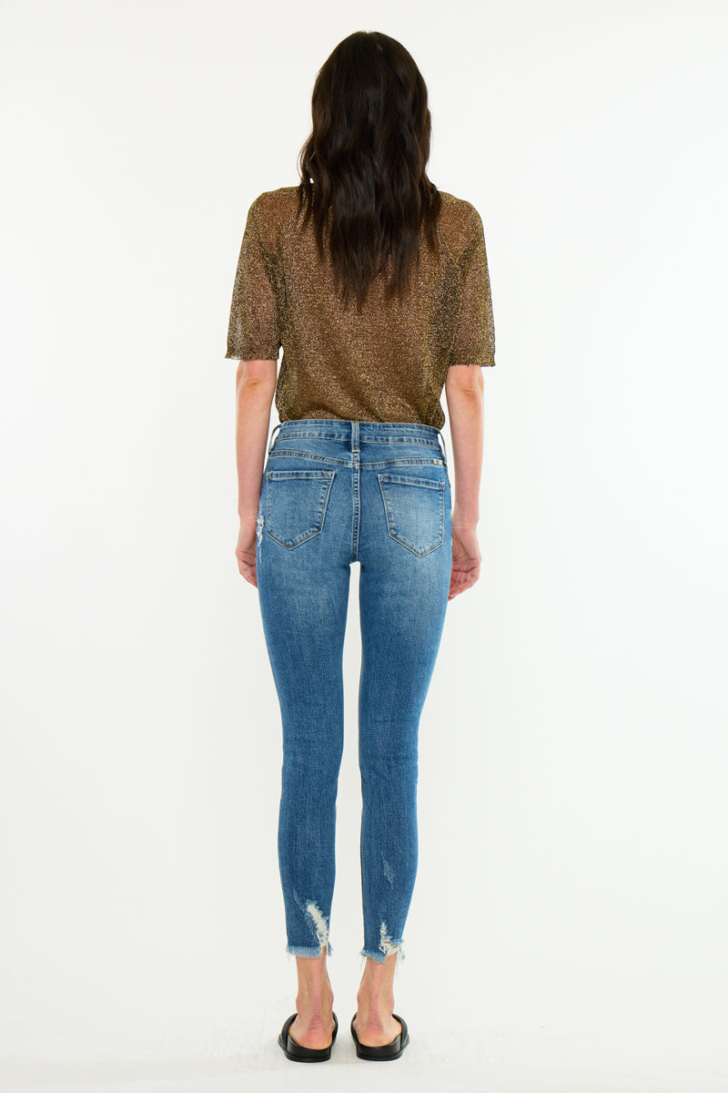 Carlita High Rise Ankle Skinny