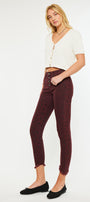 Tayona High Rise Cropped Skinny Jeans - Official Kancan USA