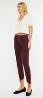 Tayona High Rise Cropped Skinny Jeans - Official Kancan USA