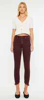 Tayona High Rise Cropped Skinny Jeans - Official Kancan USA