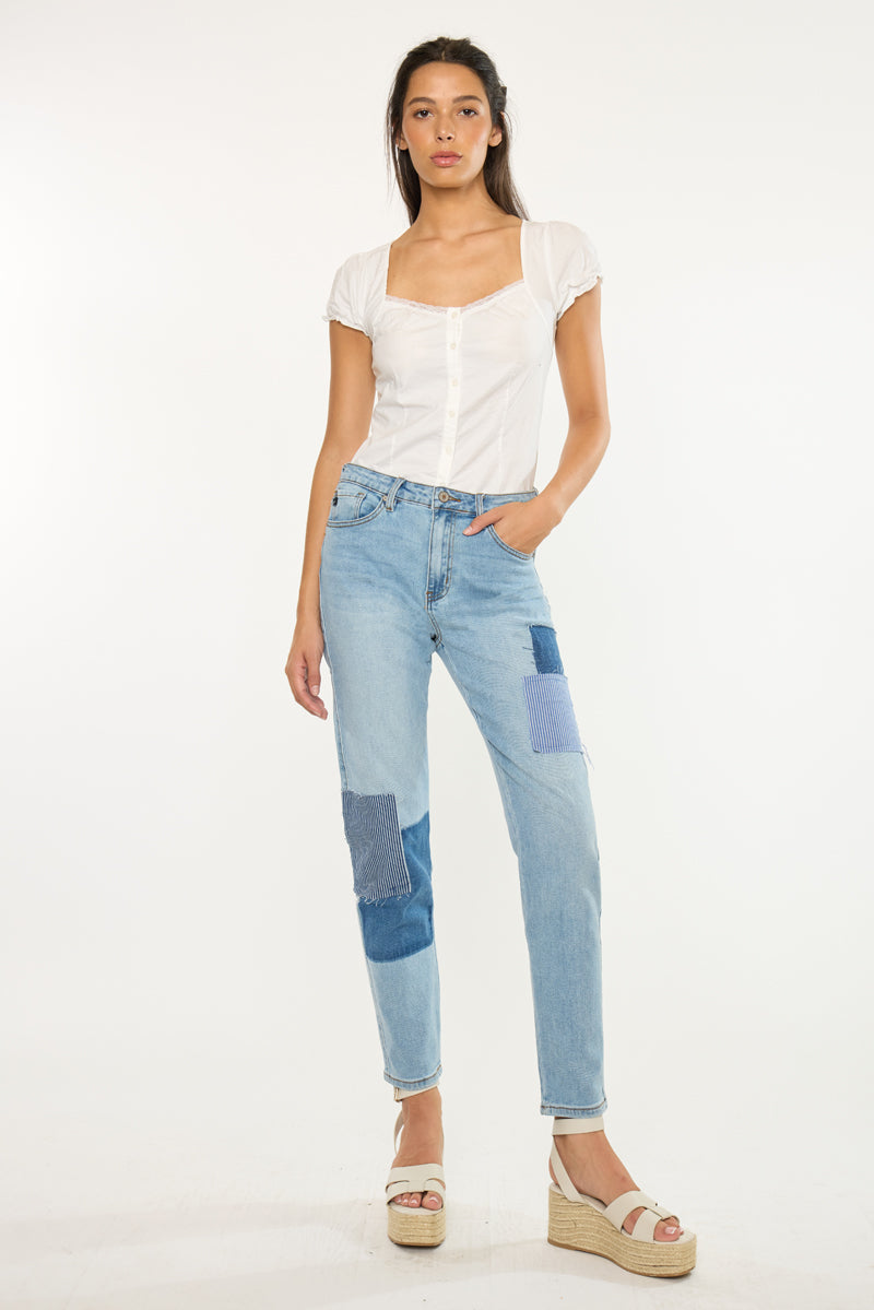 Nami High Rise Mom Jeans
