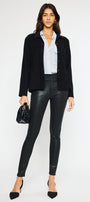 Georgie High Rise Coated Super Skinny Jeans - Official Kancan USA