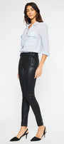 Georgie High Rise Coated Super Skinny Jeans - Official Kancan USA