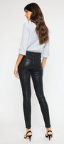 Georgie High Rise Coated Super Skinny Jeans - Official Kancan USA