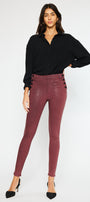 Georgie High Rise Coated Super Skinny Jeans - Official Kancan USA
