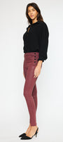Georgie High Rise Coated Super Skinny Jeans - Official Kancan USA