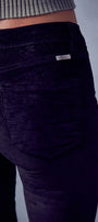 Ginny Mid Rise Velvet Ankle Skinny Pants - Official Kancan USA