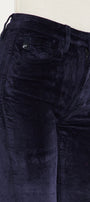 Ginny Mid Rise Velvet Ankle Skinny Pants - Official Kancan USA