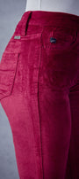 Ginny Mid Rise Velvet Ankle Skinny Pants - Official Kancan USA