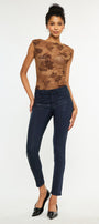 Mellie High Rise Coated Skinny Jeans - Official Kancan USA