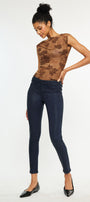 Mellie High Rise Coated Skinny Jeans - Official Kancan USA