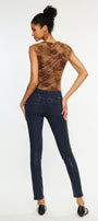 Mellie High Rise Coated Skinny Jeans - Official Kancan USA