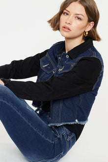  Asteria Cropped Two-Tone Jacket - Official Kancan USA