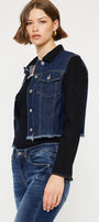 Asteria Cropped Two-Tone Jacket - Official Kancan USA