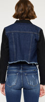 Asteria Cropped Two-Tone Jacket - Official Kancan USA