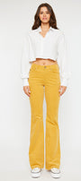 Lunita High Rise Corduroy Skinny Flare - Official Kancan USA