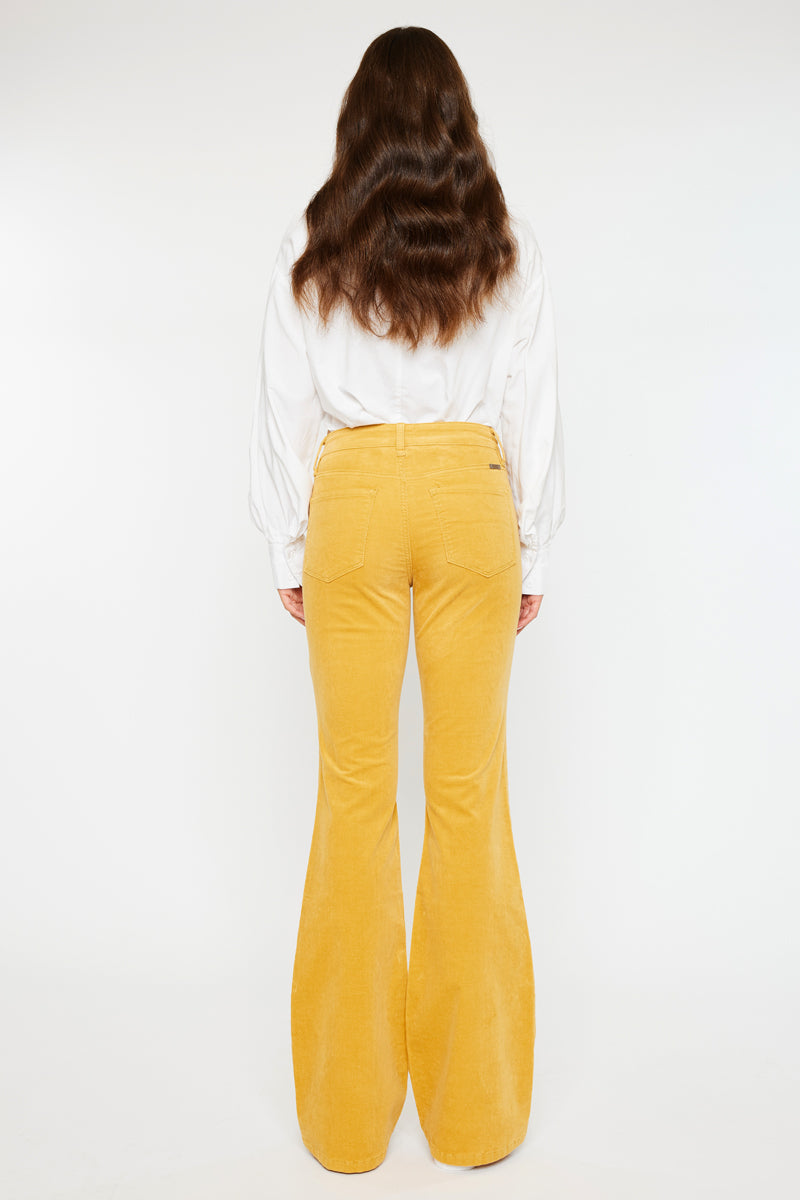 Lunita High Rise Corduroy Skinny Flare - Official Kancan USA