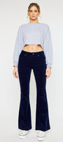 Lunita High Rise Corduroy Skinny Flare - Official Kancan USA