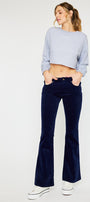 Lunita High Rise Corduroy Skinny Flare - Official Kancan USA