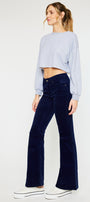 Lunita High Rise Corduroy Skinny Flare - Official Kancan USA