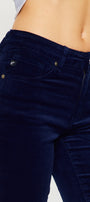 Lunita High Rise Corduroy Skinny Flare - Official Kancan USA