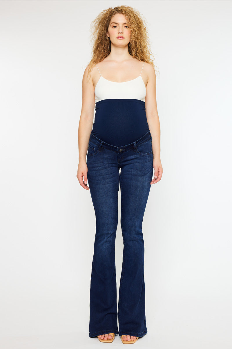 Kelly Maternity Flare Jeans - Official Kancan USA