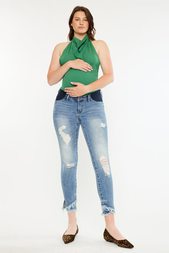 Penn Maternity Ankle Skinny Jeans