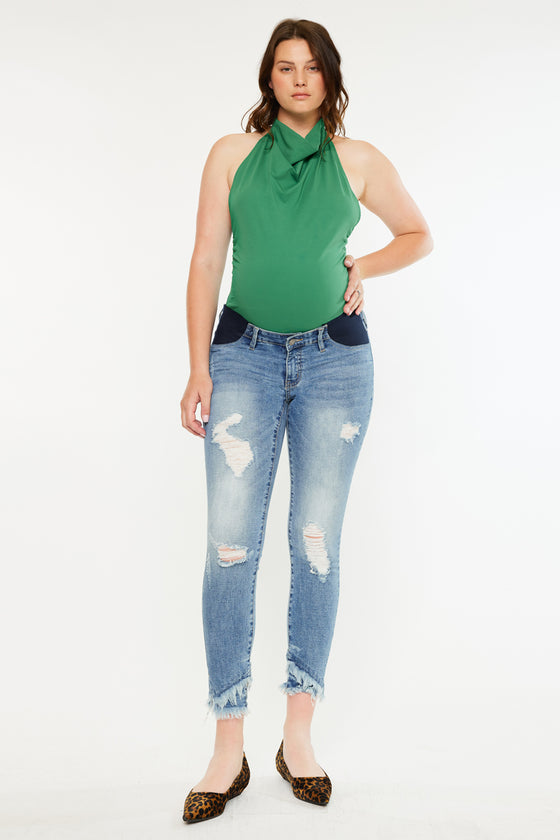 Penn Maternity Ankle Skinny Jeans