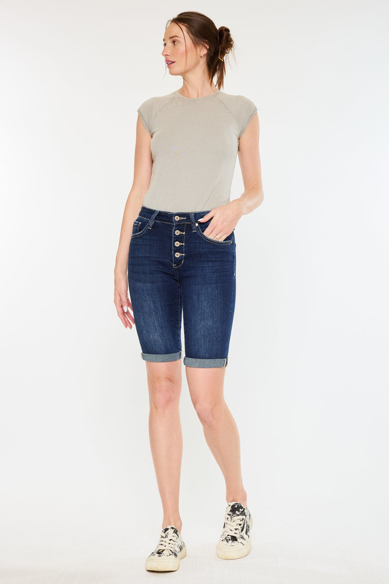 Jamie High Rise Bermuda Shorts - Official Kancan USA