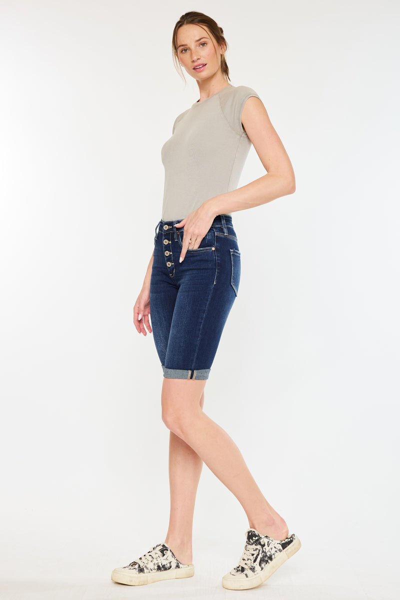 Jamie High Rise Bermuda Shorts - Official Kancan USA