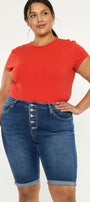 Tatiana High Rise Bermuda Shorts (Plus Size) - Official Kancan USA