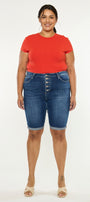 Tatiana High Rise Bermuda Shorts (Plus Size) - Official Kancan USA