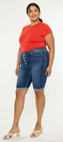 Tatiana High Rise Bermuda Shorts (Plus Size) - Official Kancan USA