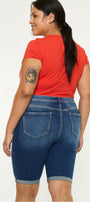 Tatiana High Rise Bermuda Shorts (Plus Size) - Official Kancan USA