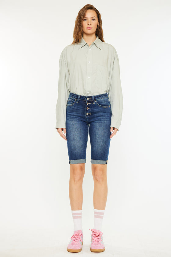 Jamie High Rise Bermuda Shorts - Official Kancan USA