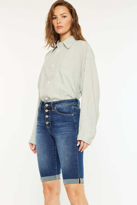 Jamie High Rise Bermuda Shorts - Official Kancan USA
