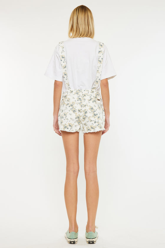 Paisley High Rise Overall Shorts - Official Kancan USA