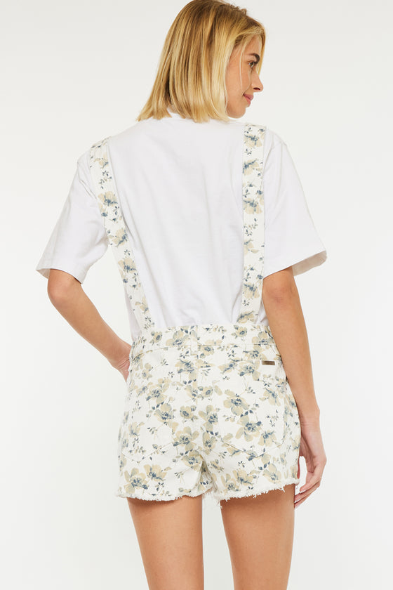 Paisley High Rise Overall Shorts - Official Kancan USA