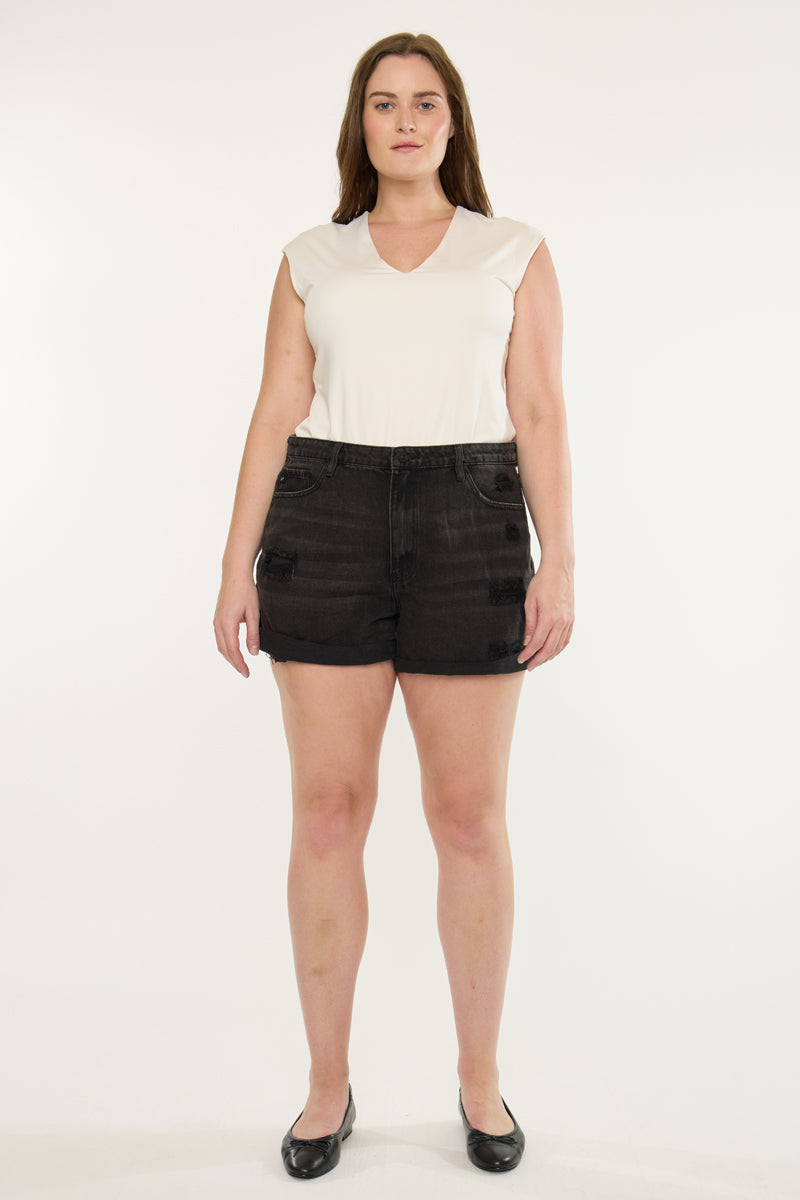 Monty Ultra High Rise Shorts (Plus Size)