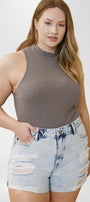Monty Ultra High Rise Shorts (Plus Size) - Official Kancan USA